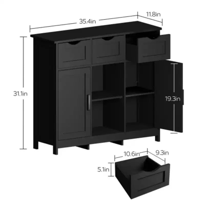 Mobiletti Contenitori,Mobile da Terra in Legno,con Cassetti e Ripiani Mobiletti Contenitori,Mobile Accento per Soggiorno,Camera da Letto,Mobili da Bagno Arredamento per la Casa