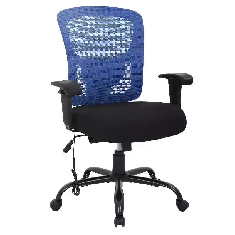 Ergonomic Big and Tall Mesh Office Chair, 400lbs Capacity Heavy Duty Desk Chair