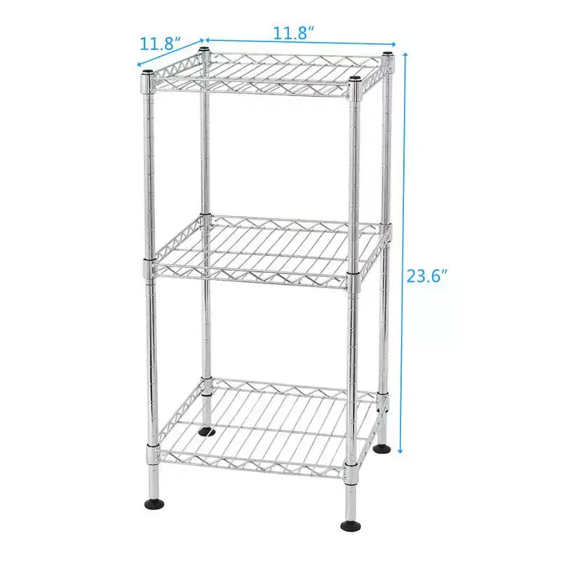 Scaffale in acciaio regolabile in altezza da 30 cm, ripiano versatile