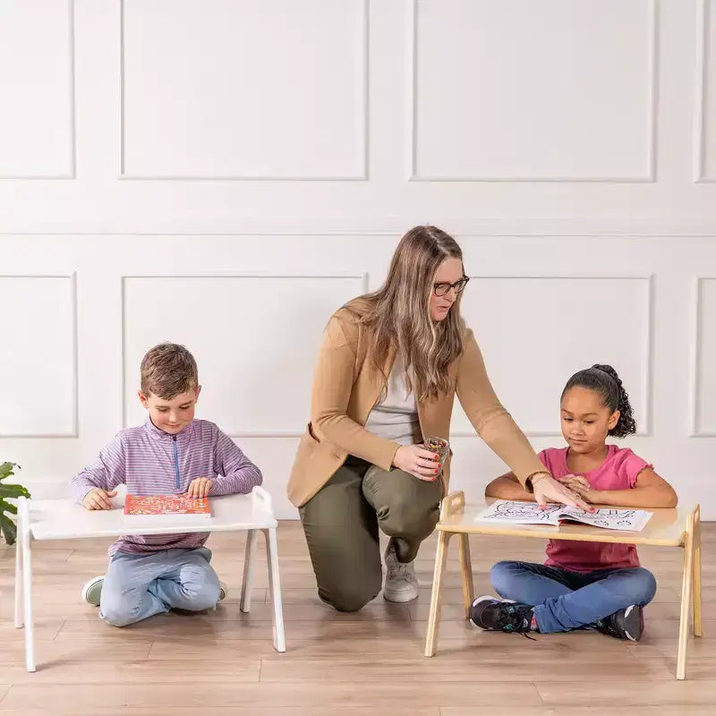 Tavolino Pieghevole Portatile per Attività per Bambini, Tavolo Leggero per Classi e Asili Nido