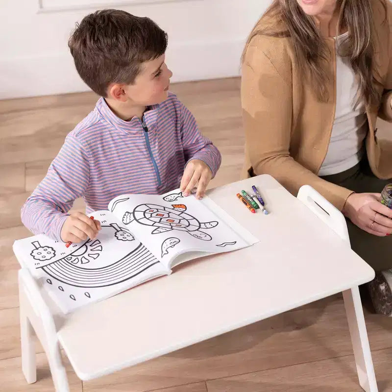 Tavolino Pieghevole Portatile per Attività per Bambini, Tavolo Leggero per Classi e Asili Nido