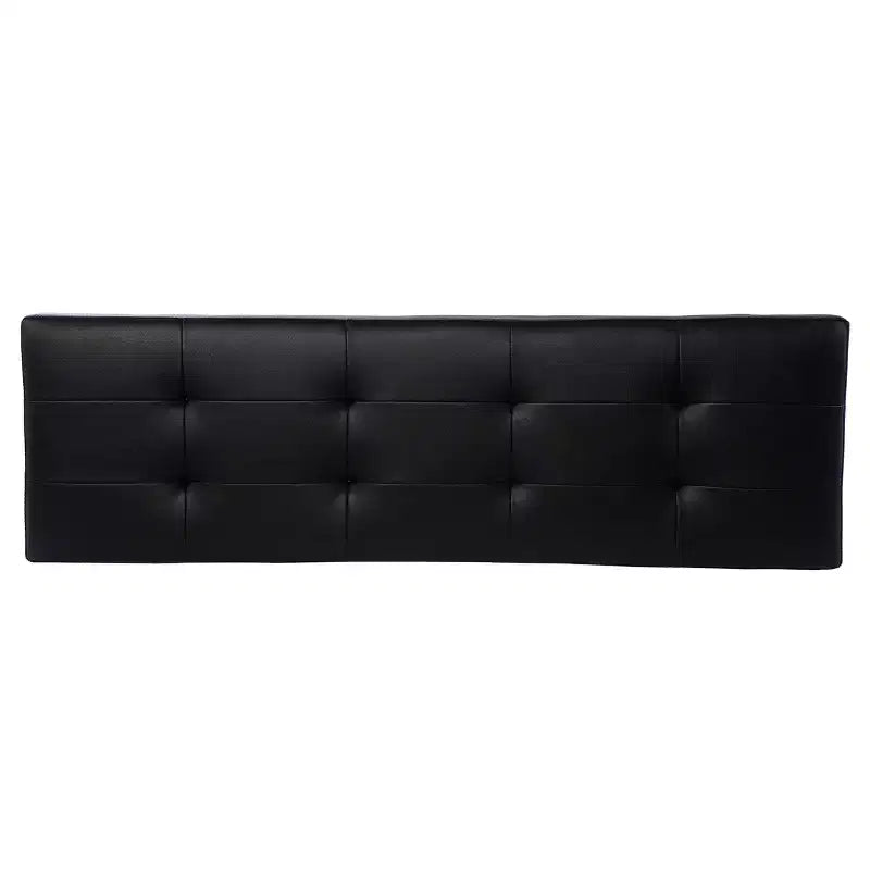 Upholstered Entryway Bench in Black, Modern Accent Bench