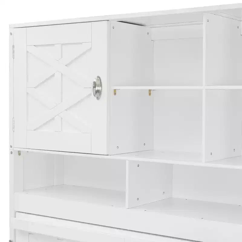 Letto a scomparsa matrimoniale con ampio spazio di archiviazione, letto pieghevole salvaspazio