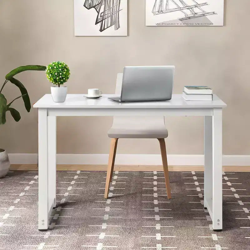 White Writing Desk, Modern Home Office & Study Desk