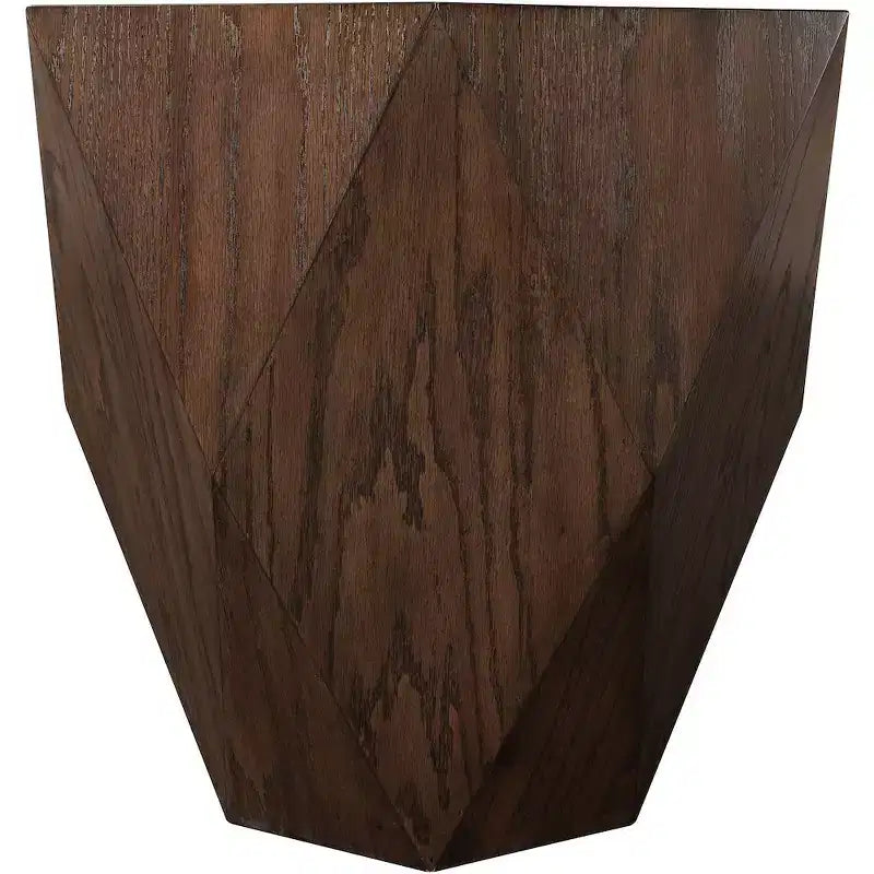 Diamante Glam End Table with Mirrored or Metallic Finish, Modern Side Table