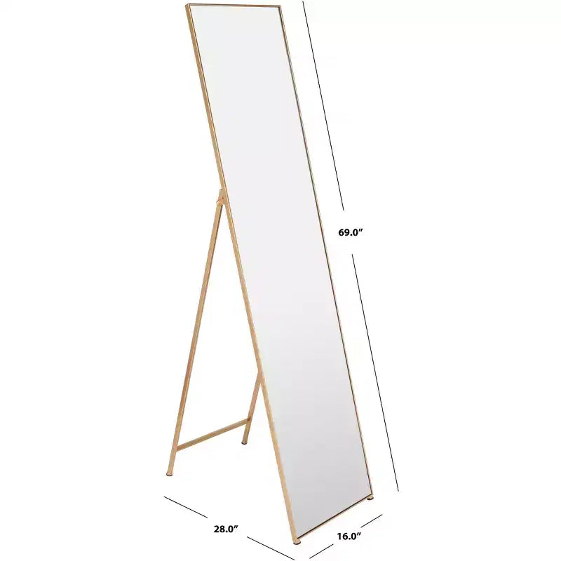 Specchio da parete decorativo alto e stretto 16x69 con cornice elegante