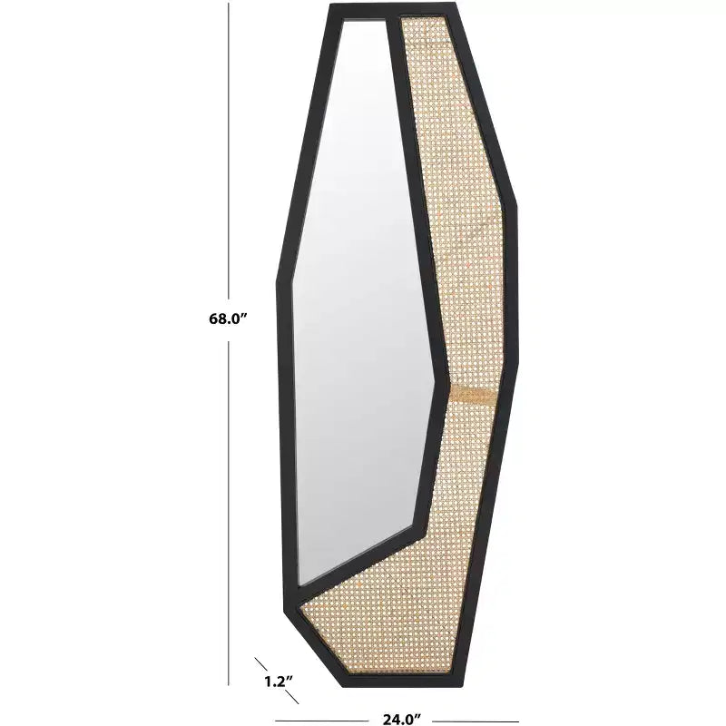 Specchio da Parete a Figura Intera 24x68 con Cornice Decorativa