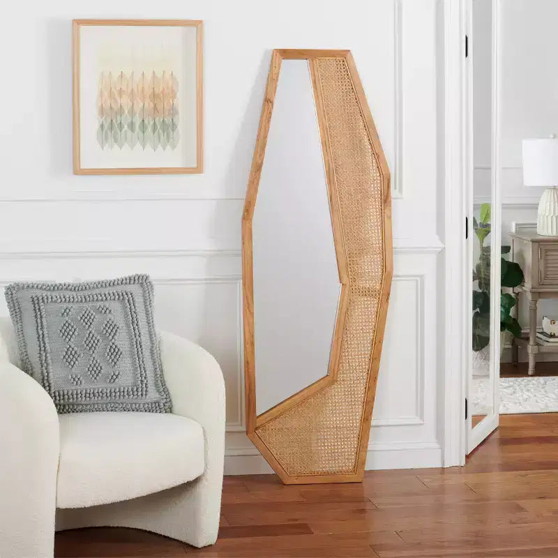 24x68 Full Length Wall Mirror with Decorative Frame