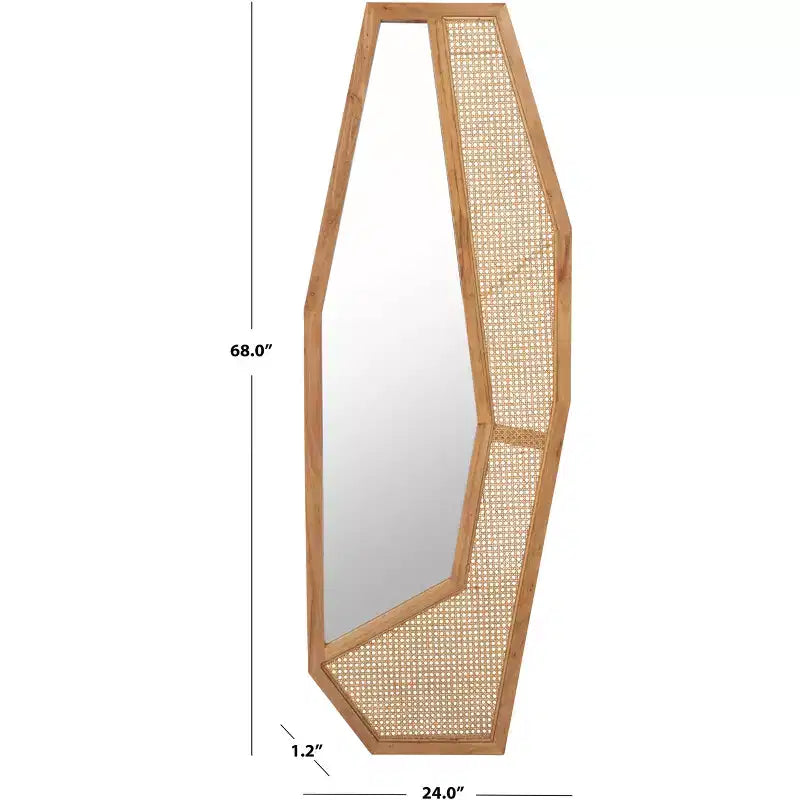 Specchio da Parete a Figura Intera 24x68 con Cornice Decorativa