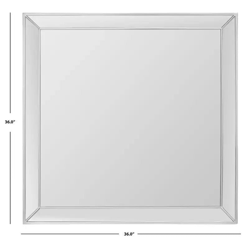 Specchio da Parete Rotondo Decorativo 36x36 con Cornice Elegante