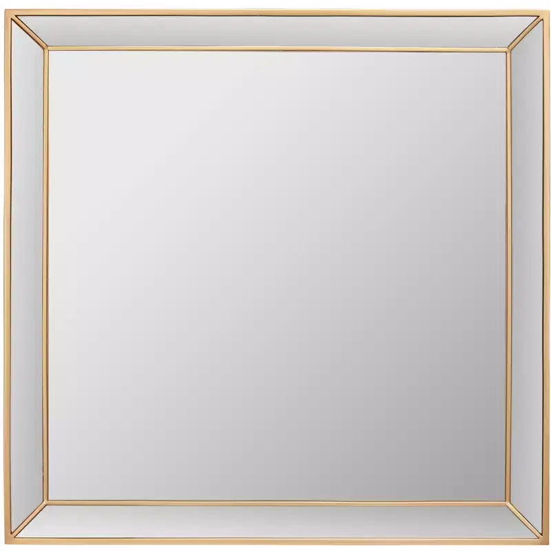 36x36 Round Decorative Wall Mirror with Elegant Frame